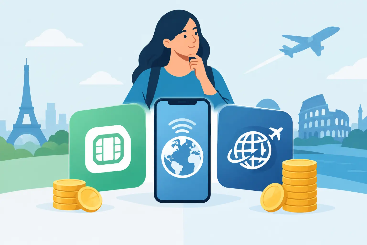 eSIM Versus Roaming Charges: Which Costs Less?